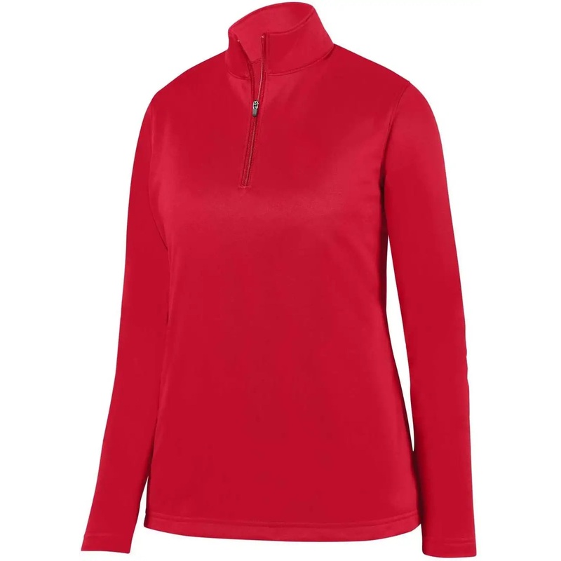 Augusta 5509 Ladies Wicking Fleece Pullover – Red