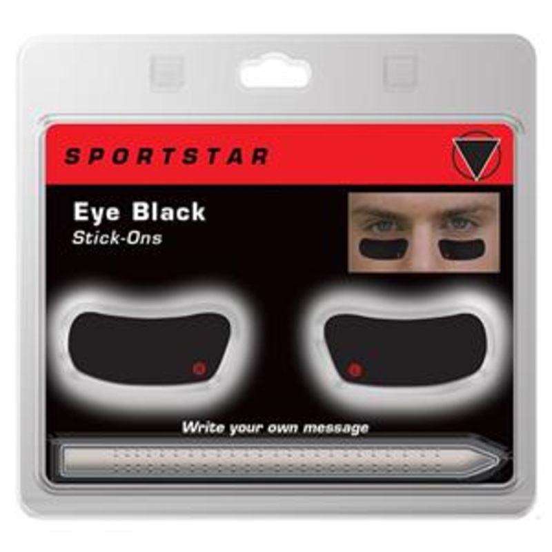 Eyeblack Pro Style Stick-Ons – 20 Stick-Ons – Black