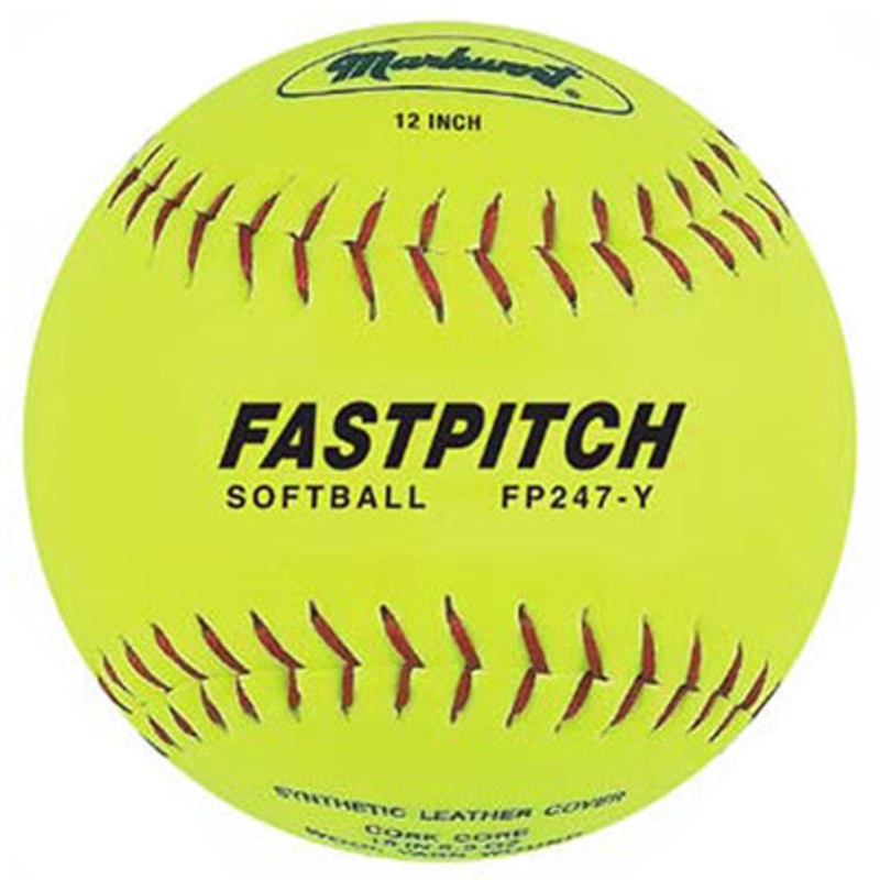 Markwort 12 FP Softball Yellow – Boxed – Dozen