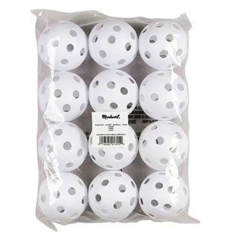 Markwort Plastic Baseball 9 – White – Dozen