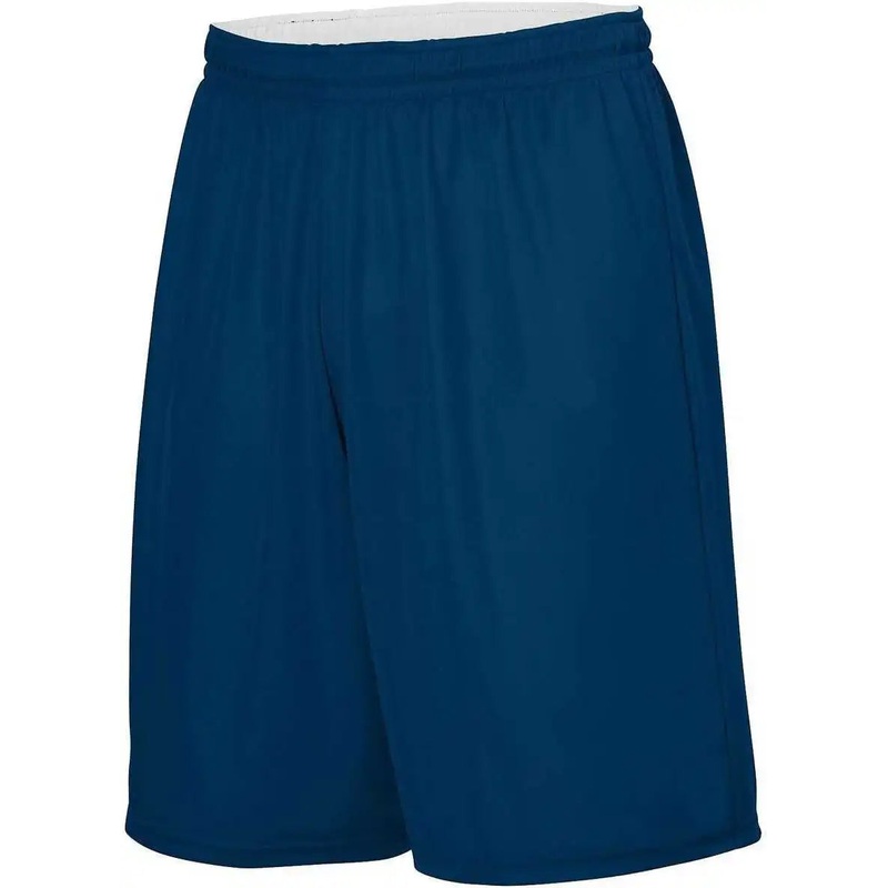 Augusta 1406 Reversible Wicking Short – Navy White
