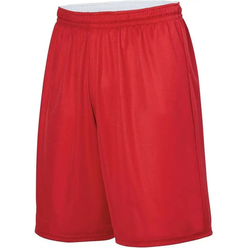 Augusta 1406 Reversible Wicking Short – Red White