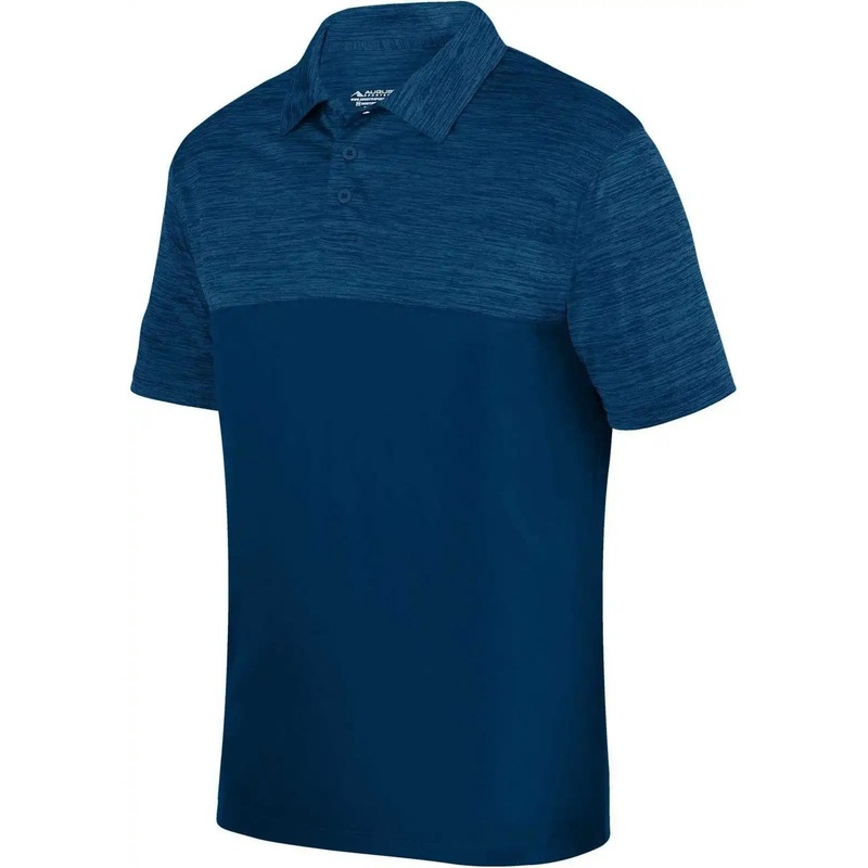 Augusta 5412 Shadow Tonal Heather Sport Shirt – Navy