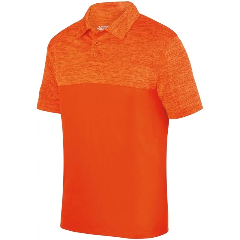 Augusta 5412 Shadow Tonal Heather Sport Shirt – Orange