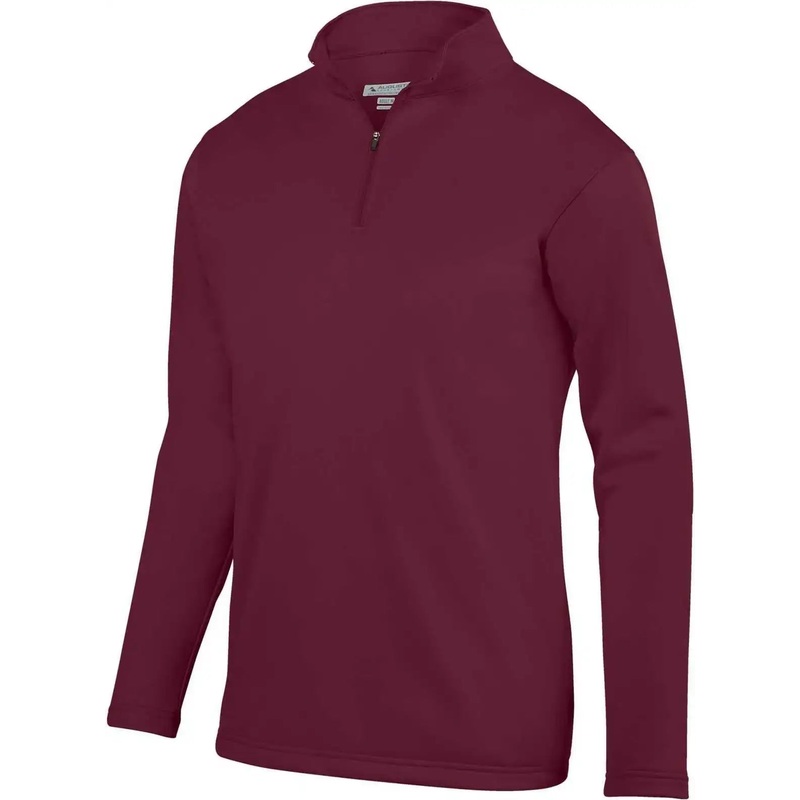 Augusta 5507 Wicking Fleece 1/4 Pullover – Maroon