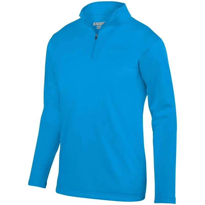 Augusta 5507 Wicking Fleece 1/4 Pullover – Power Blue