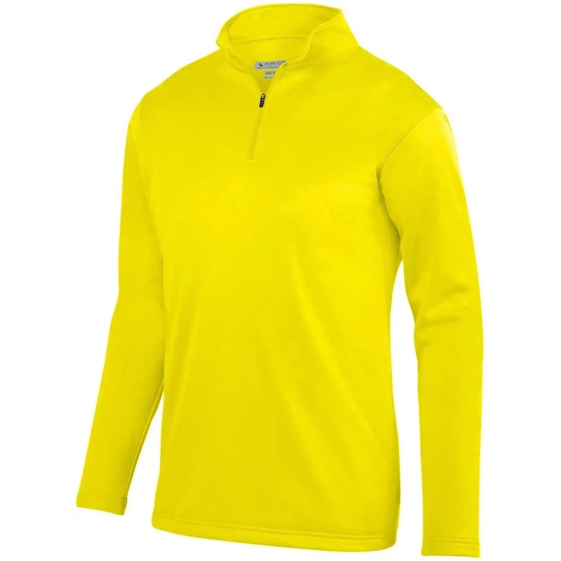 Augusta 5507 Wicking Fleece 1/4 Pullover – Power Yellow