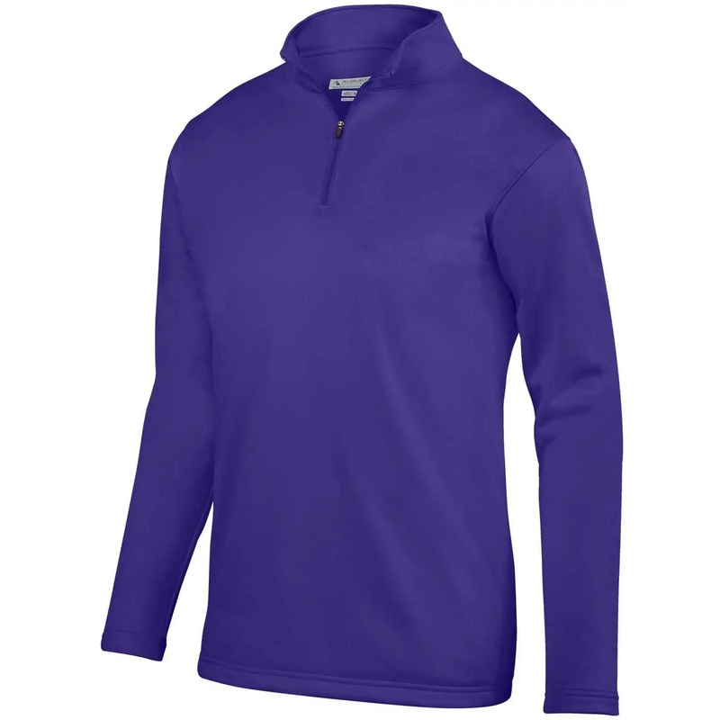Augusta 5507 Wicking Fleece 1/4 Pullover – Purple