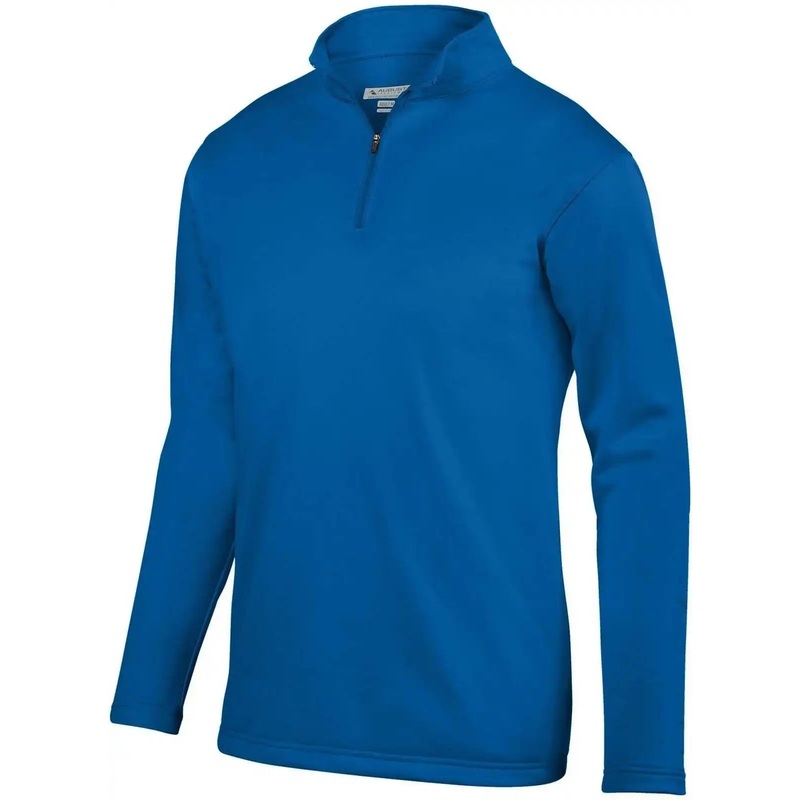 Augusta 5507 Wicking Fleece 1/4 Pullover – Royal