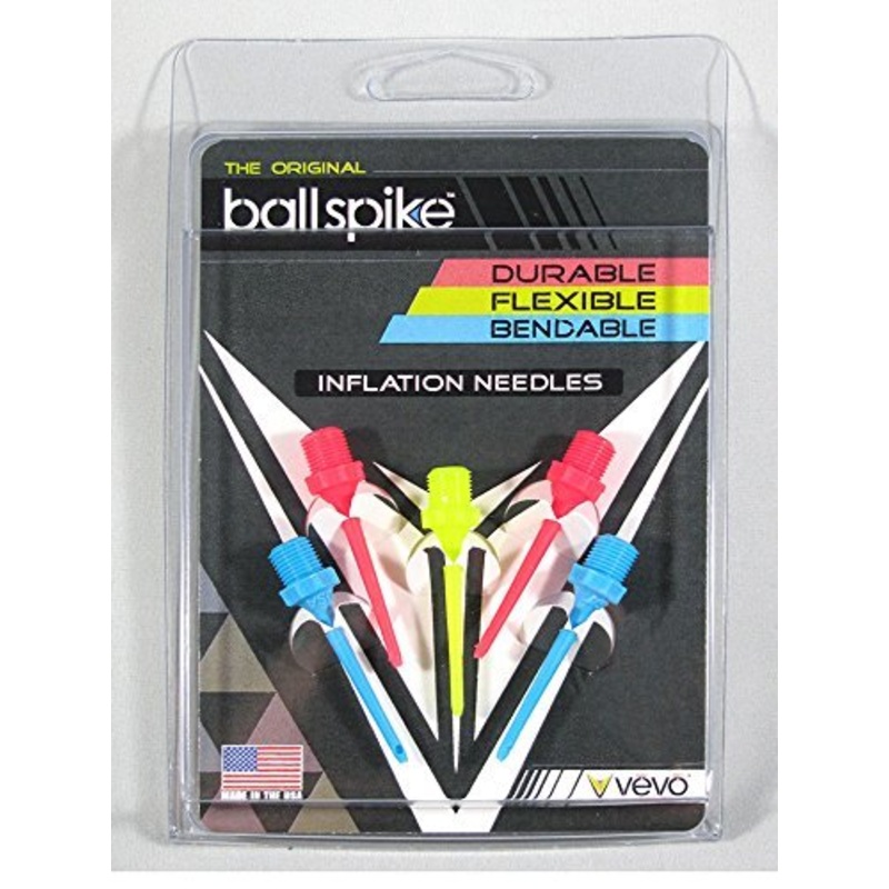 Vevo Sports Ball Spike Inflation Needles – 3 Pack – Multicolor