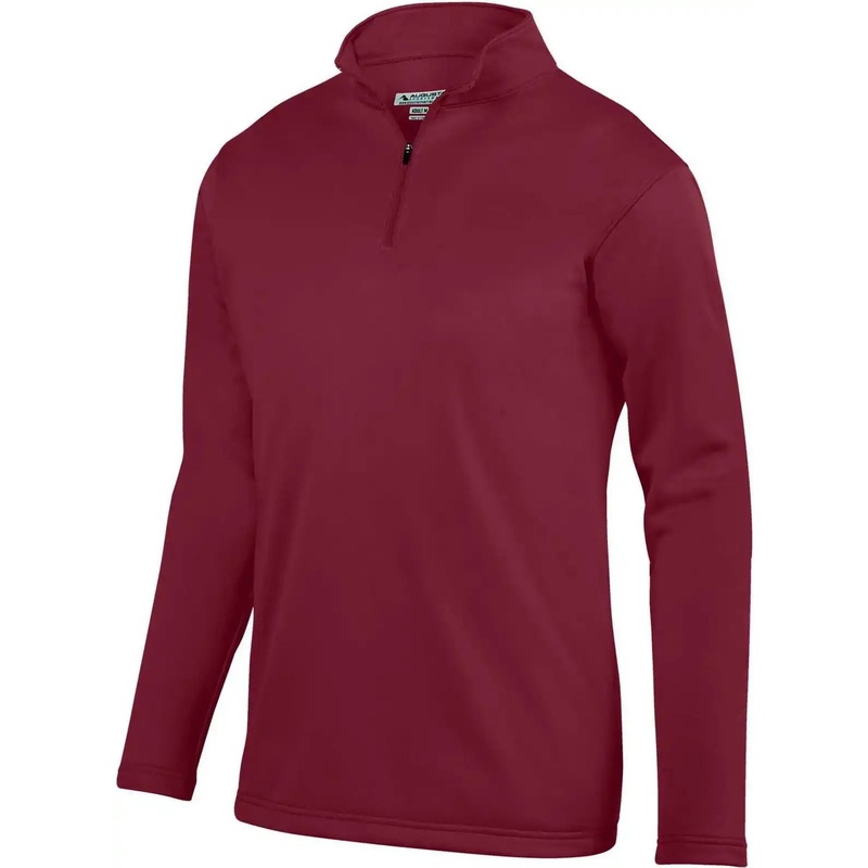 Augusta 5507 Wicking Fleece 1/4 Pullover – Cardinal