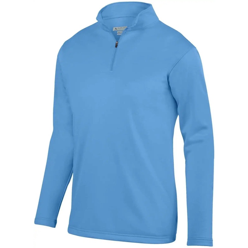 Augusta 5507 Wicking Fleece 1/4 Pullover – Columbia Blue