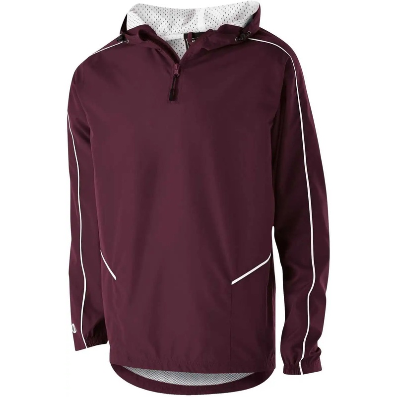Holloway 229016 Wizard Pullover – Maroon White