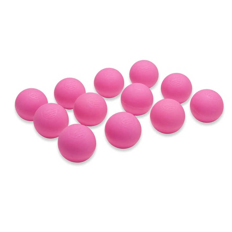 12 NFHS Neon Pink Lacrosse Balls