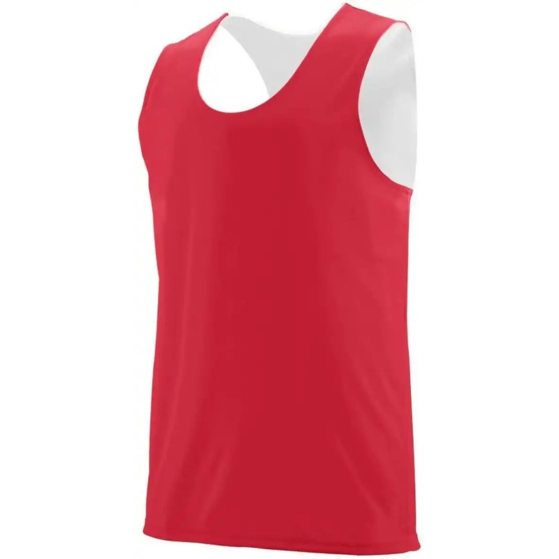 Augusta 149 Reversible Wicking Tank – Youth – Red White