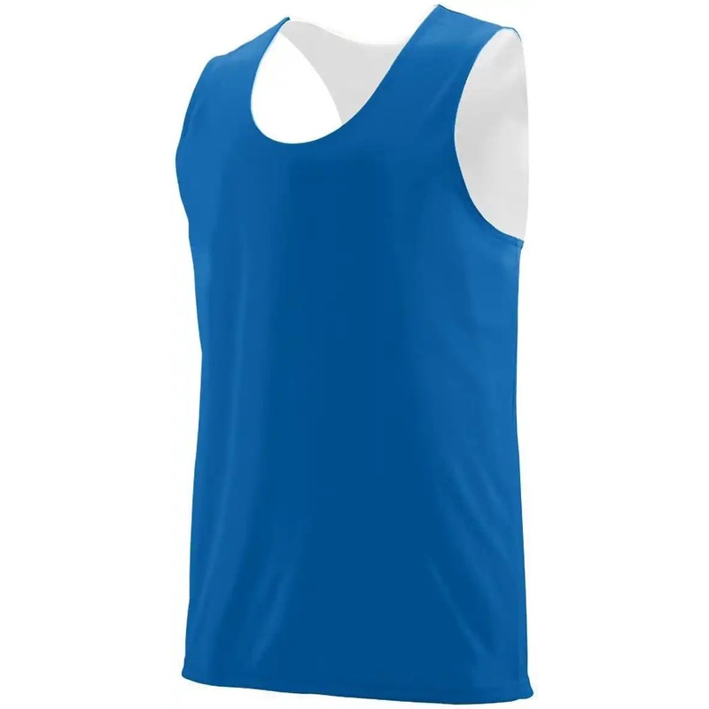 Augusta 149 Reversible Wicking Tank – Youth – Royal White