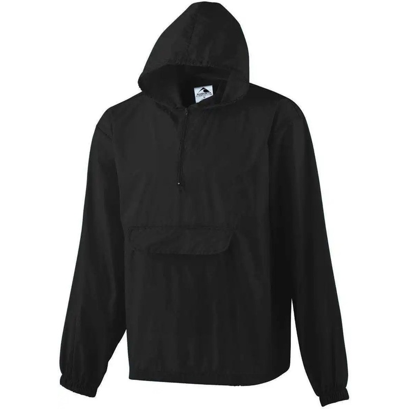 Augusta 3130 Pullover Jacket In A Pocket – Black