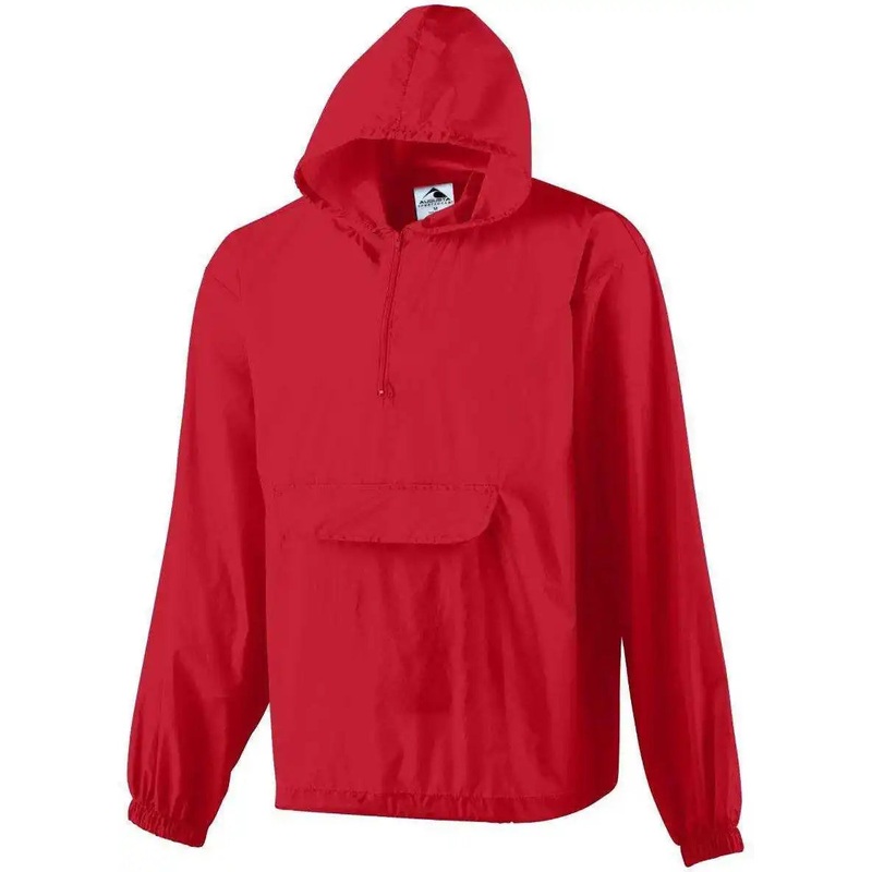 Augusta 3130 Pullover Jacket In A Pocket – Red
