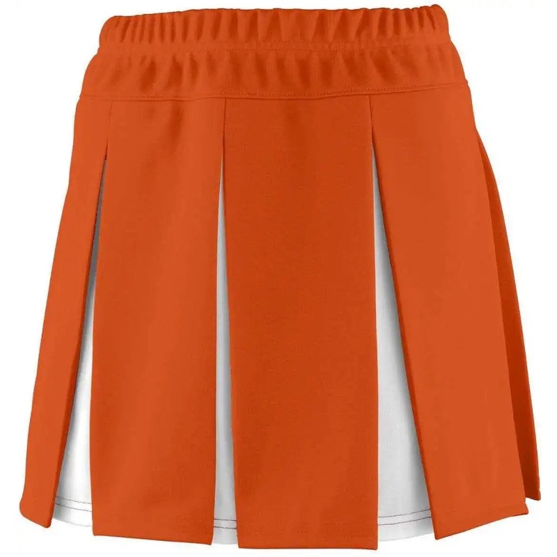 Augusta 9116 Girls Liberty Skirt – Orange White