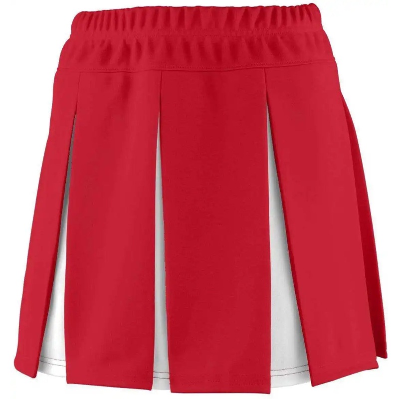 Augusta 9116 Girls Liberty Skirt – Red White