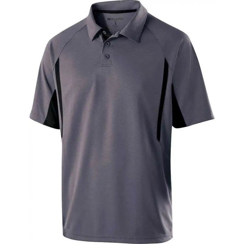 Holloway 222530 Avenger Polo Short Sleeve – Graphite Black