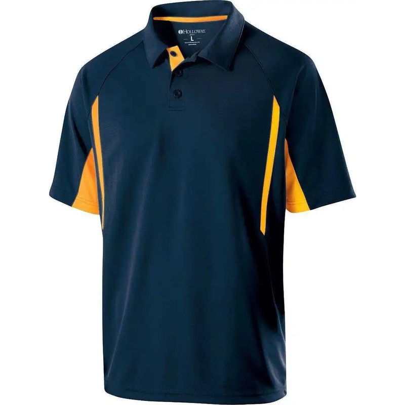 Holloway 222530 Avenger Polo Short Sleeve – Navy Light Gold