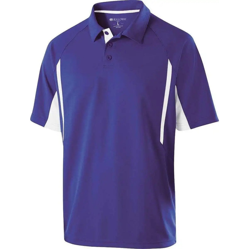 Holloway 222530 Avenger Polo Short Sleeve – Purple White