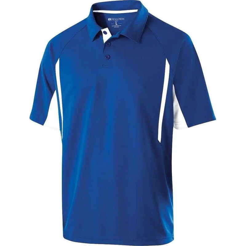 Holloway 222530 Avenger Polo Short Sleeve – Royal White