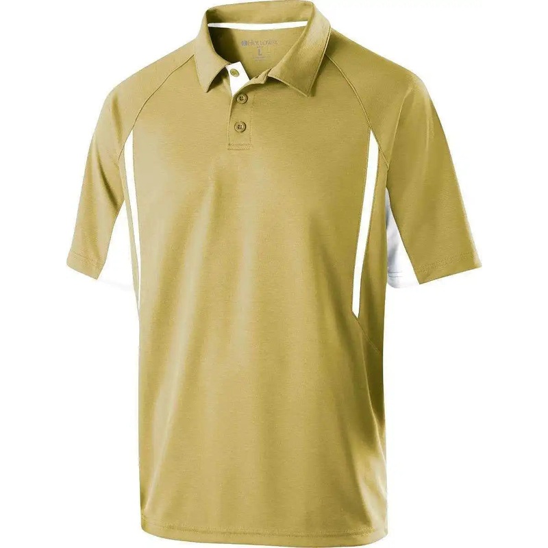 Holloway 222530 Avenger Polo Short Sleeve – Vegas Gold White