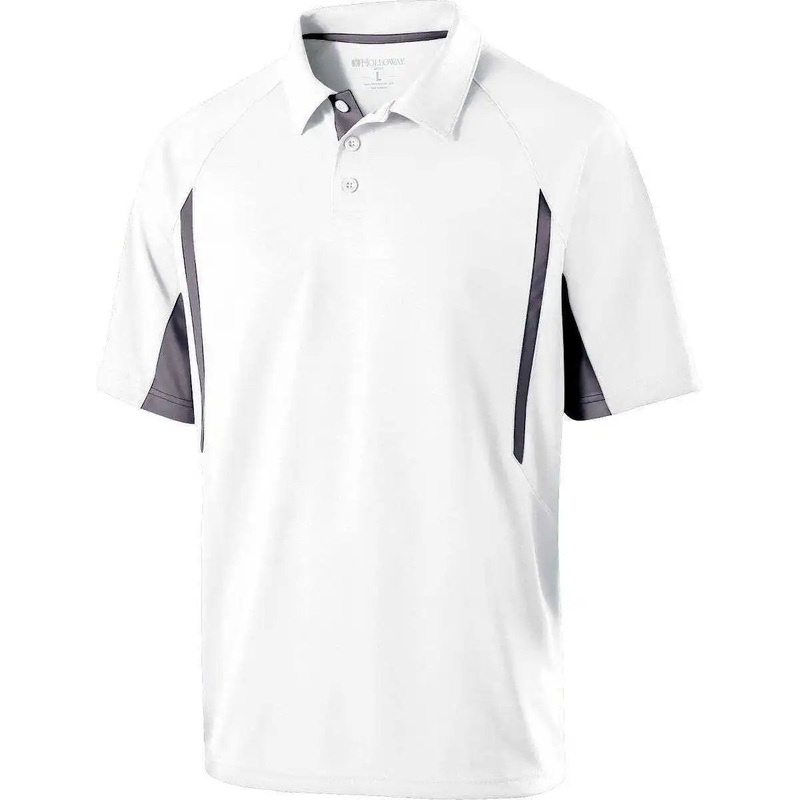 Holloway 222530 Avenger Polo Short Sleeve – White Graphite