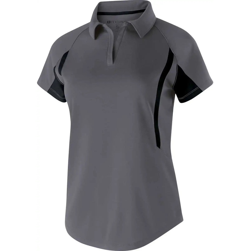 Holloway 222730 Ladies’ Avenger Polo Short Sleeve – Graphite Black