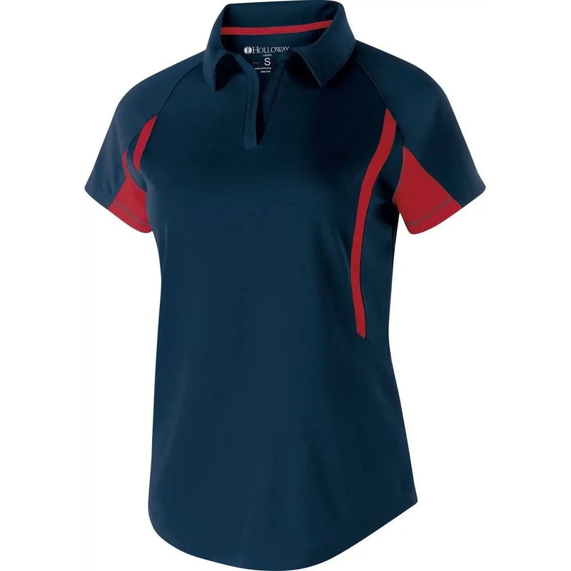 Holloway 222730 Ladies’ Avenger Polo Short Sleeve – Navy Scarlet