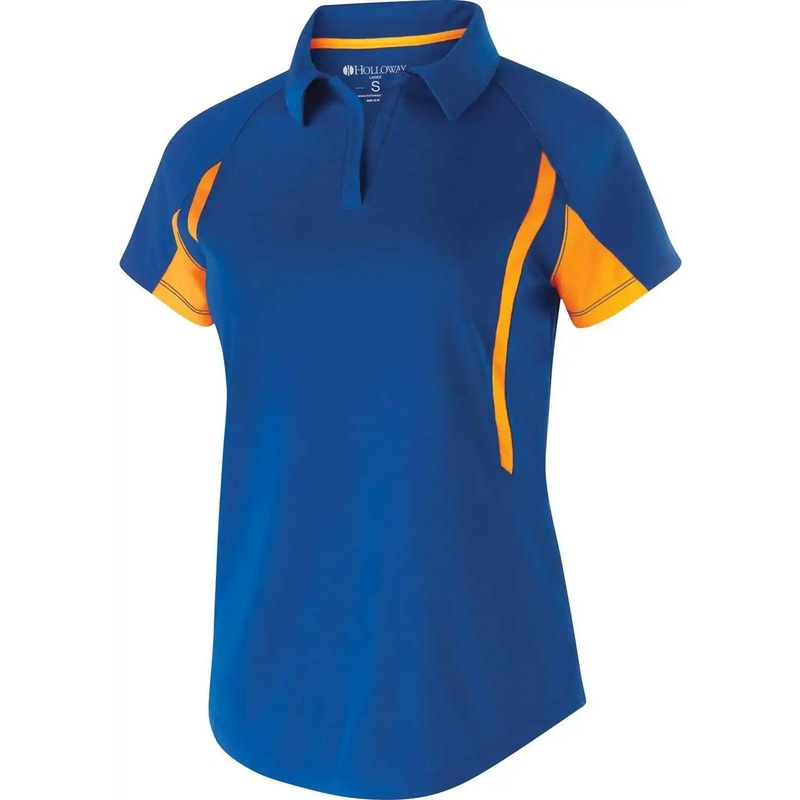 Holloway 222730 Ladies’ Avenger Polo Short Sleeve – Royal Light Gold