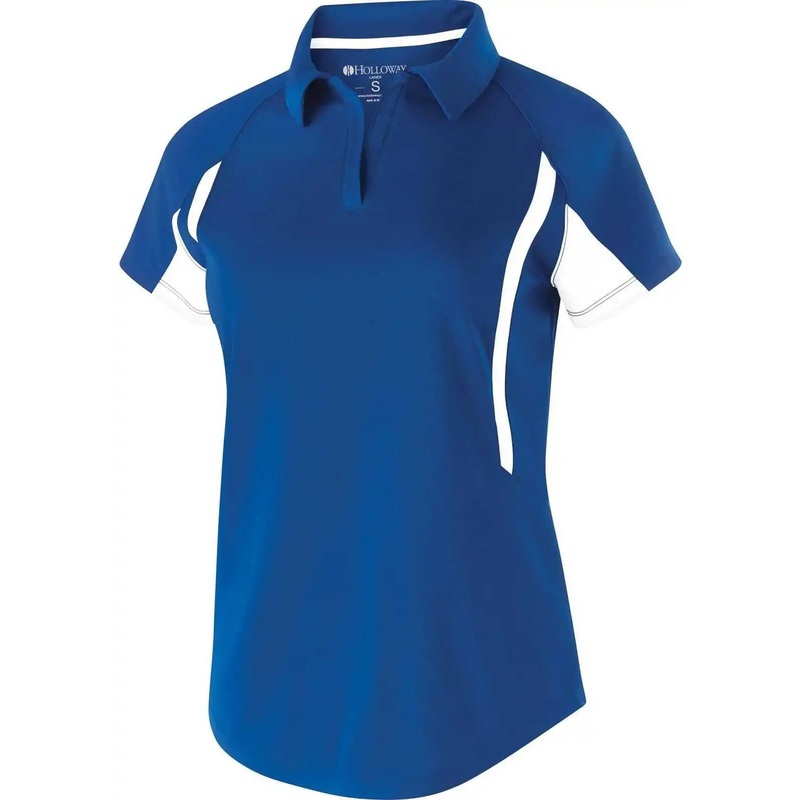 Holloway 222730 Ladies’ Avenger Polo Short Sleeve – Royal White