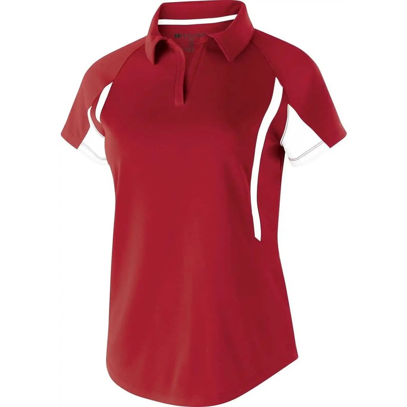 Holloway 222730 Ladies’ Avenger Polo Short Sleeve – Scarlet White