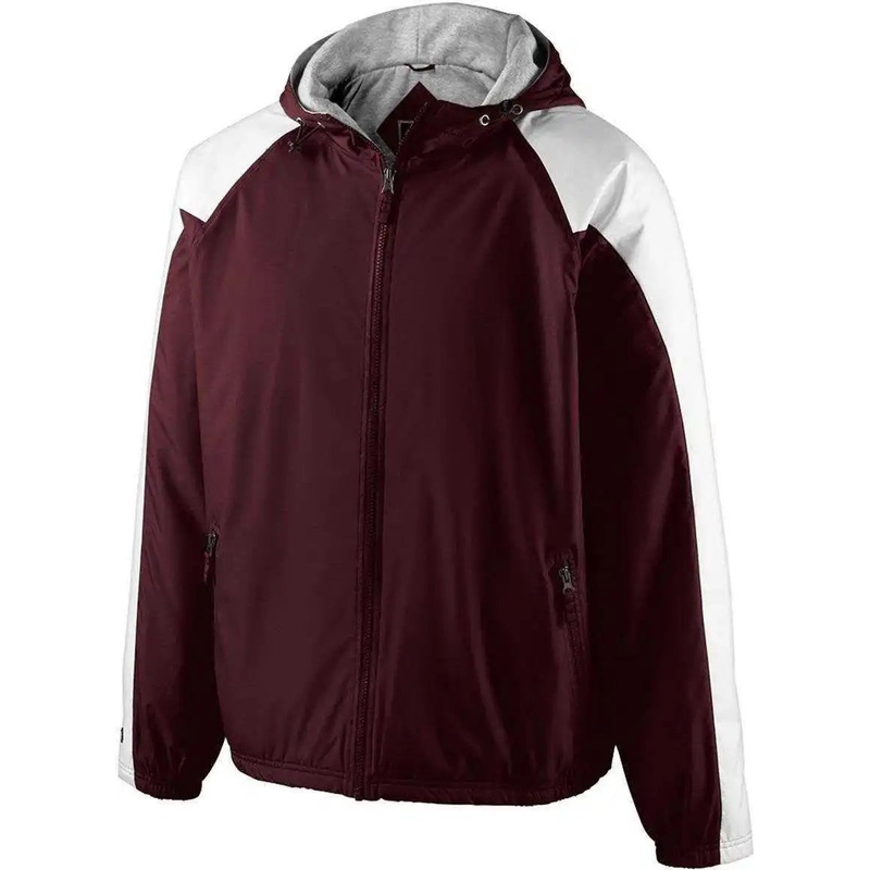 Holloway 229111 Homefield Jacket – Maroon White