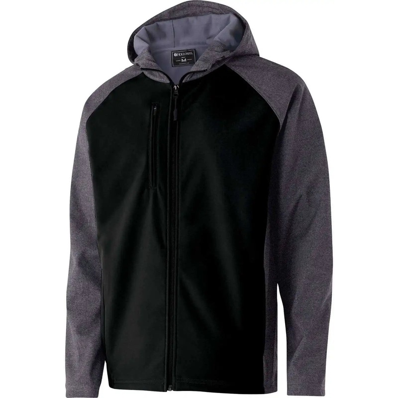 Holloway 229157 Raider Softshell Jacket – Carbon Print Black
