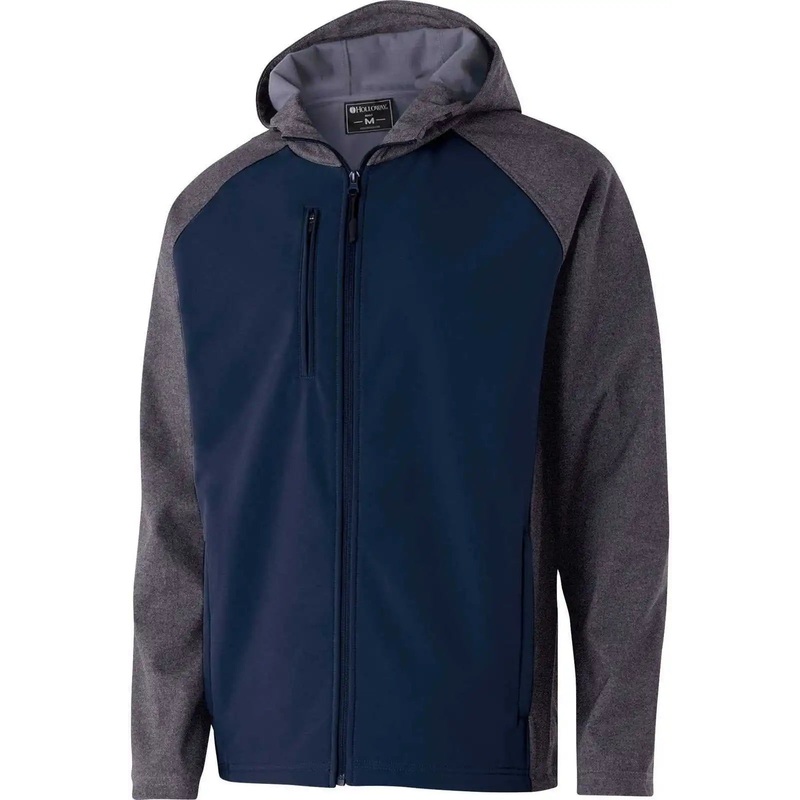 Holloway 229157 Raider Softshell Jacket – Carbon Print Navy