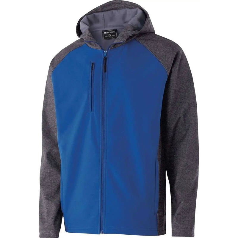 Holloway 229157 Raider Softshell Jacket – Carbon Print Royal