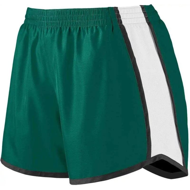 Augusta 1265 Ladies Pulse Team Short – Forest White Black