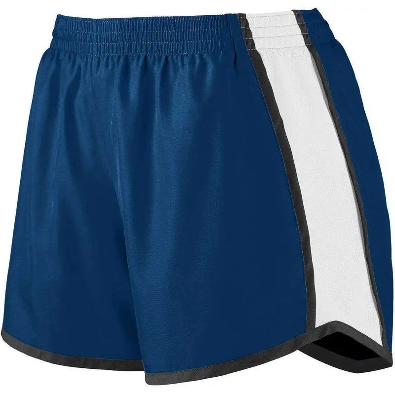 Augusta 1265 Ladies Pulse Team Short – Navy White Black