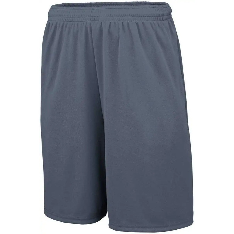 Augusta 1428 Training Short with Pockets – Dark Gray