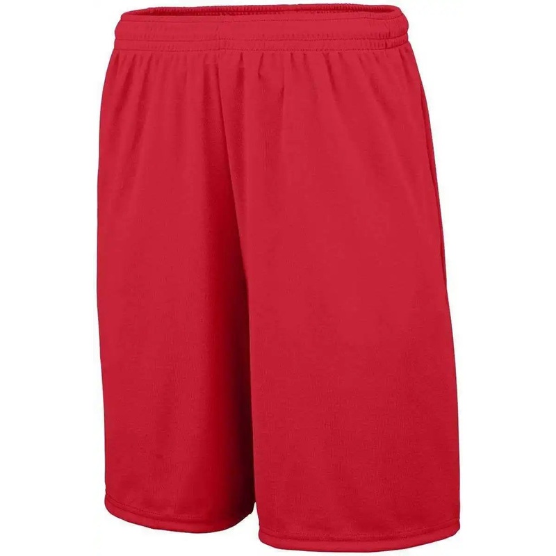 Augusta 1428 Training Short with Pockets – Red
