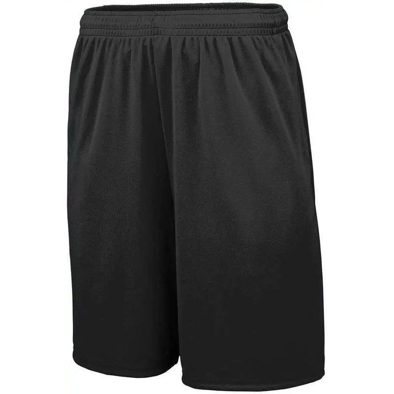 Augusta 1429 Training Short with Pockets – Youth – Black