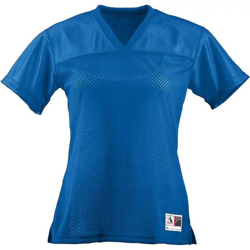Augusta 250 Ladies Junior Fit Replica Football Tee – Royal