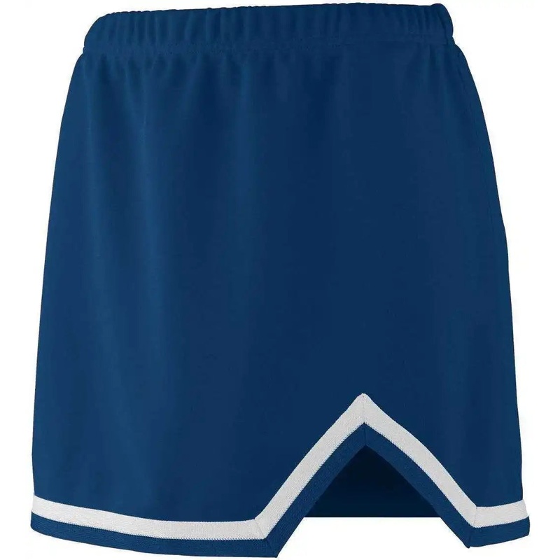 Augusta 9126 Girls Energy Skirt – Navy White