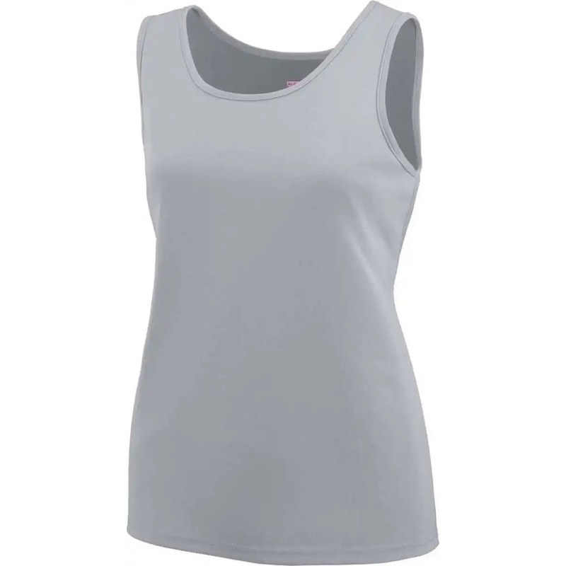 Augusta 1705 Ladies Training Tank – Light Gray Gray