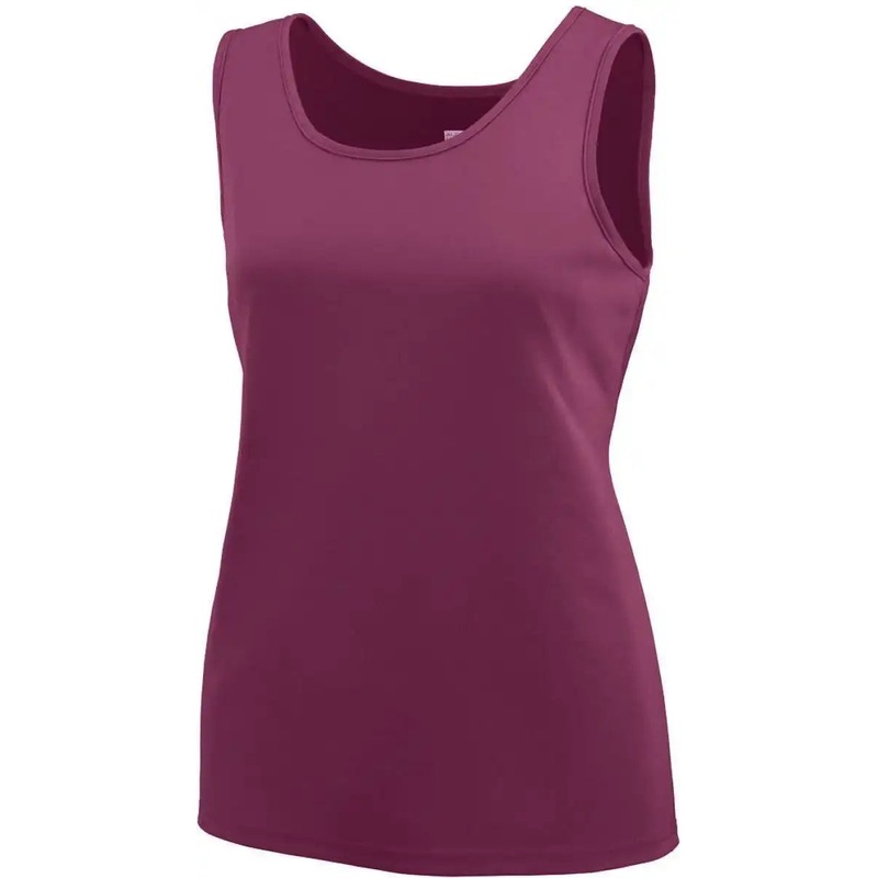 Augusta 1705 Ladies Training Tank – Maroon