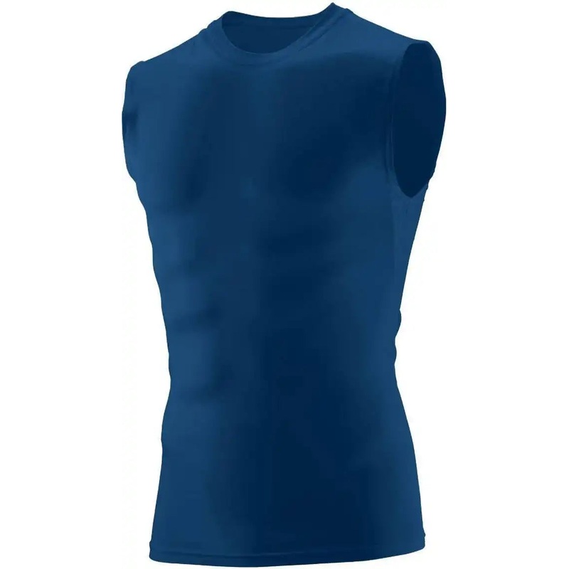 Augusta 2602 Sleeveless Compression Shirt – Navy