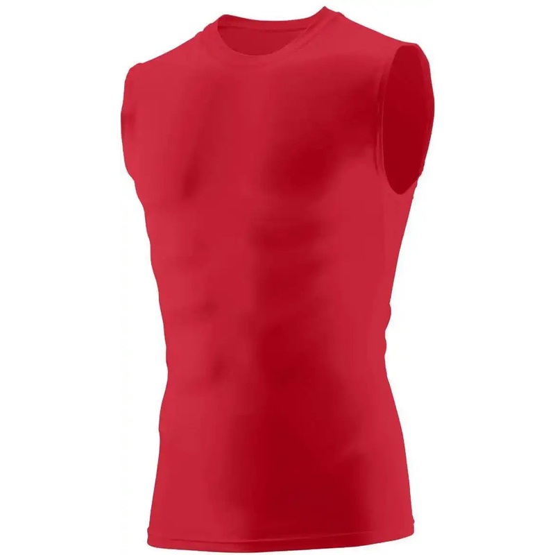 Augusta 2602 Sleeveless Compression Shirt – Red